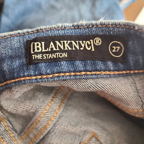 Blank NYC “The Stanton” Capri Distressed Jeans - Picture 12 of 13